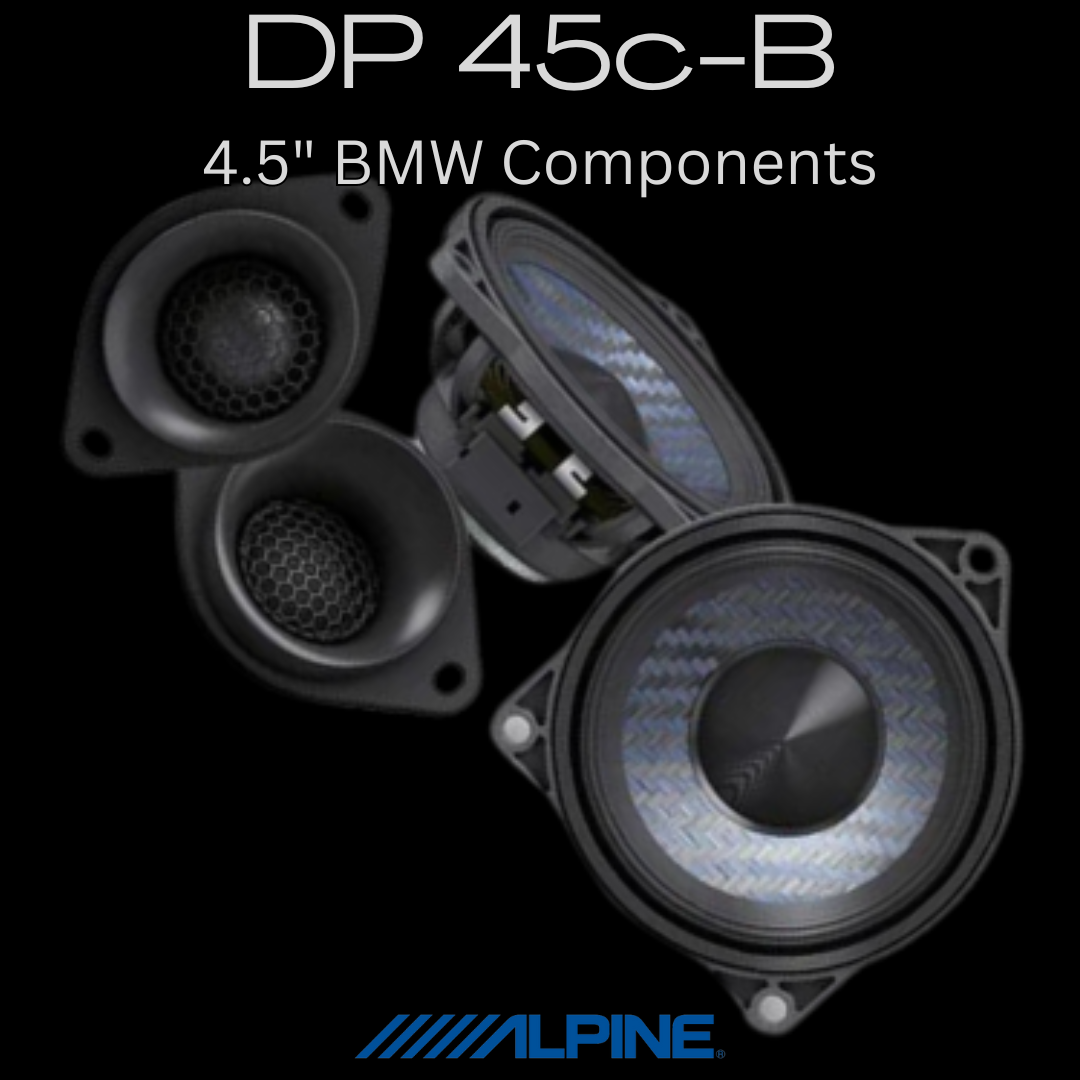 Alpine DP 45C-B BMW component speakers