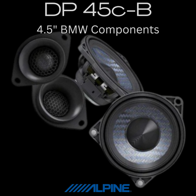Alpine DP 45C-B BMW component speakers
