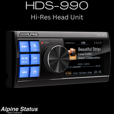 Alpine HDS-990 Hi-res head unit
