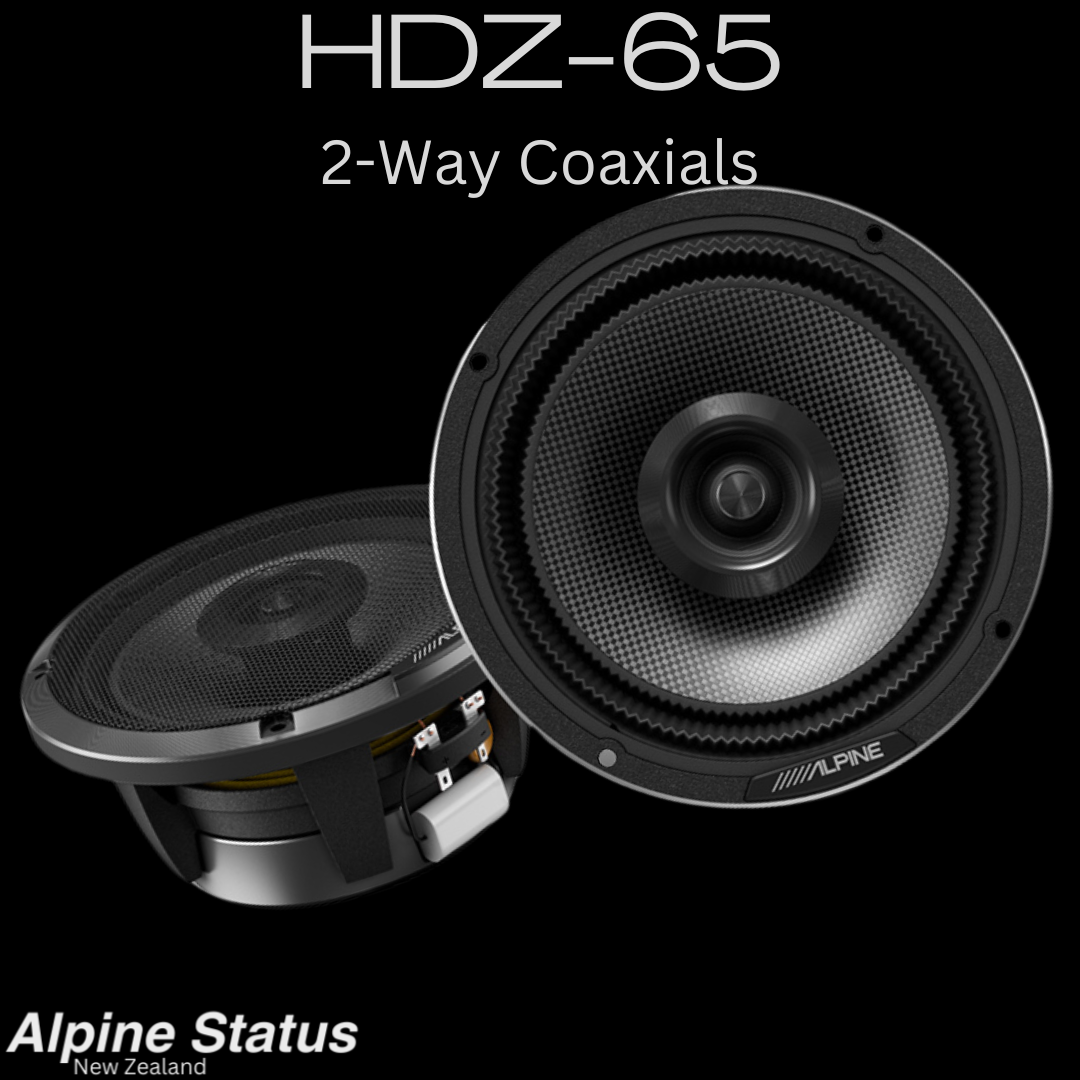 Alpine Status HDZ-65 coaxial speakers – rapid-radio