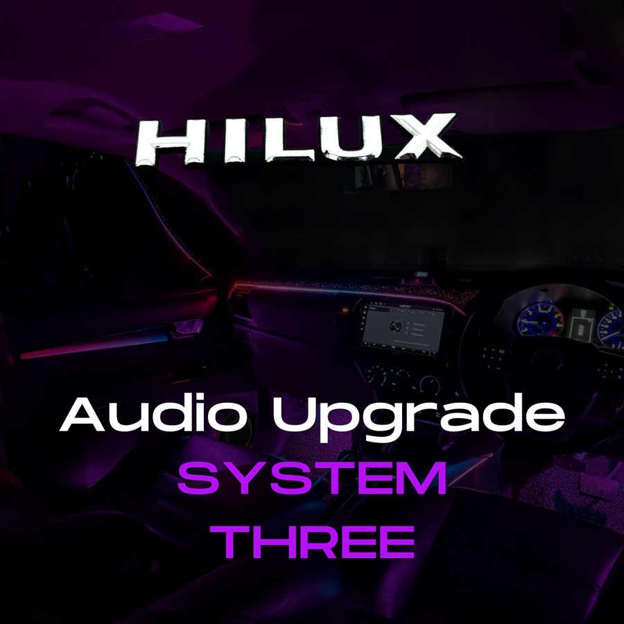 Toyota Hilux System Three Audio Upgrade
