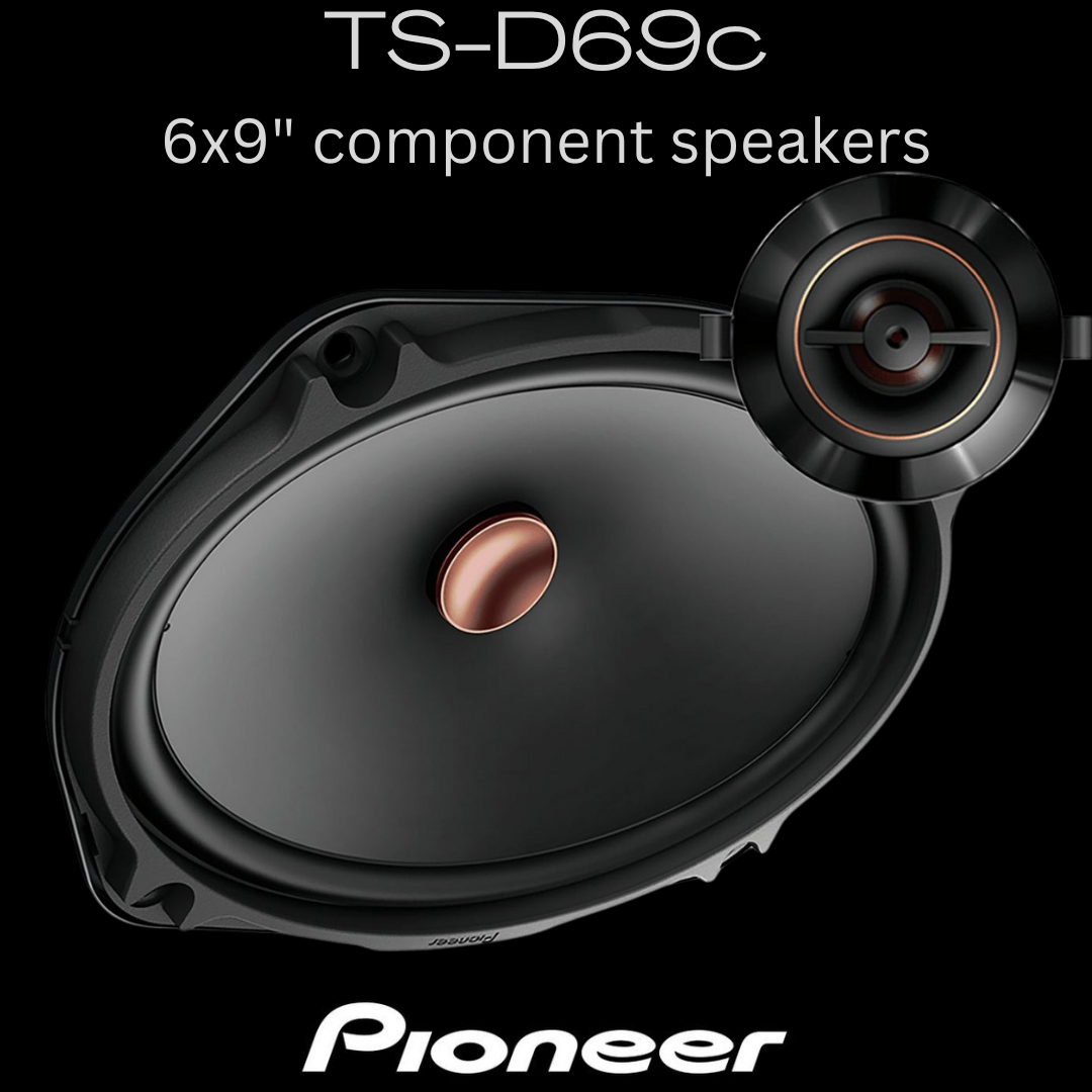 Car Audio Speakers Pioneer 6x9 Component Speakers Pioneer TS-D69c
