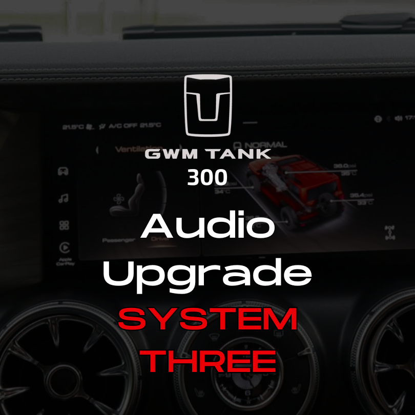 GWM Tank 300 DSP precision. Every speaker, individually controlled. Audio Upgrade