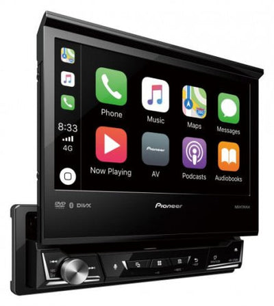 Pioneer AVH-Z7250bt fold-out CarPlay/AndroidAuto (via USB) with DVD/CD