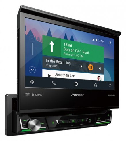 Pioneer AVH-Z7250bt fold-out CarPlay/AndroidAuto with DVD/CD