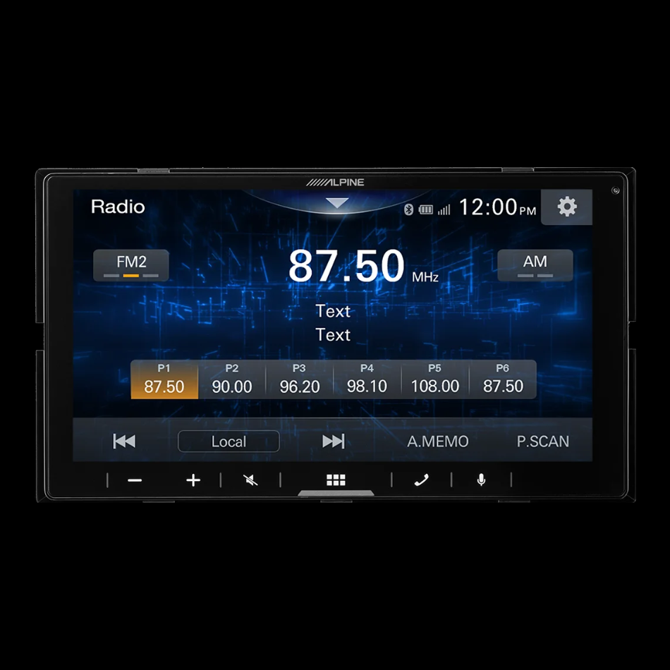 Alpine iLX-w770 CarPlay AndroidAuto stereo
