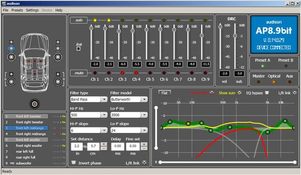 Audison AP8.9 bit ADSP amp processor