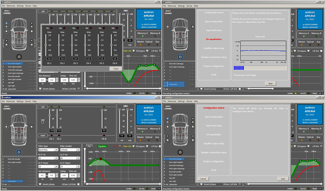 Audison AP8.9 bit ADSP amp processor
