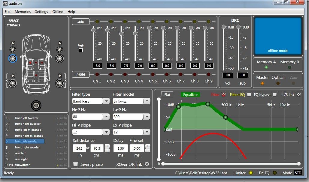 Audison AP8.9 bit ADSP amp processor