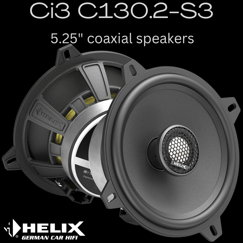 Helix Ci3 C130.2-S3 5.25" coax speakers