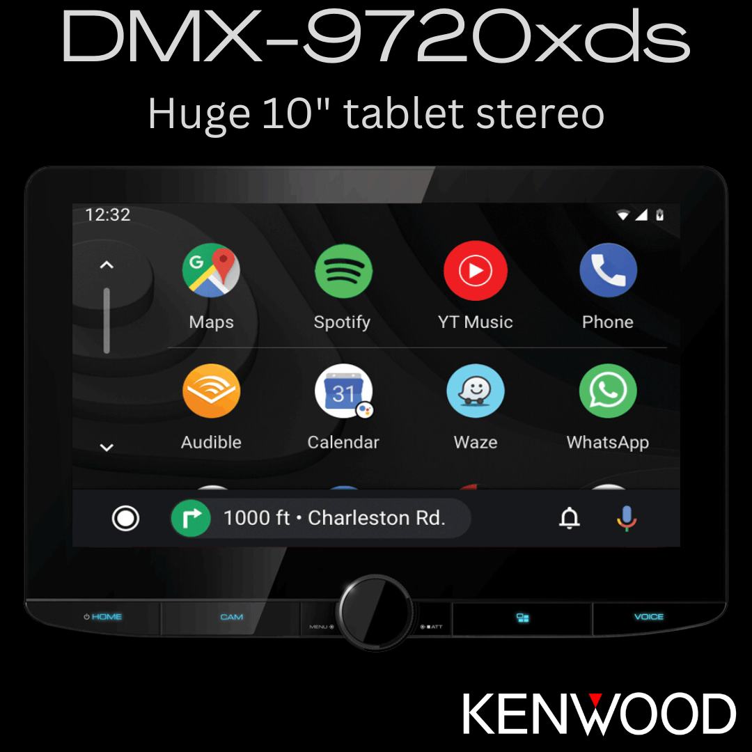 Kenwood DMX9720XDS 10" wireless carplay android auto tablet