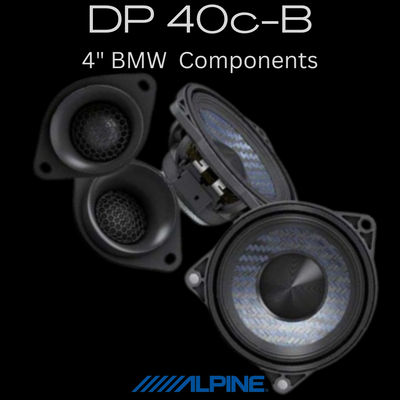 Alpine DP 40C-b BMW component speakers