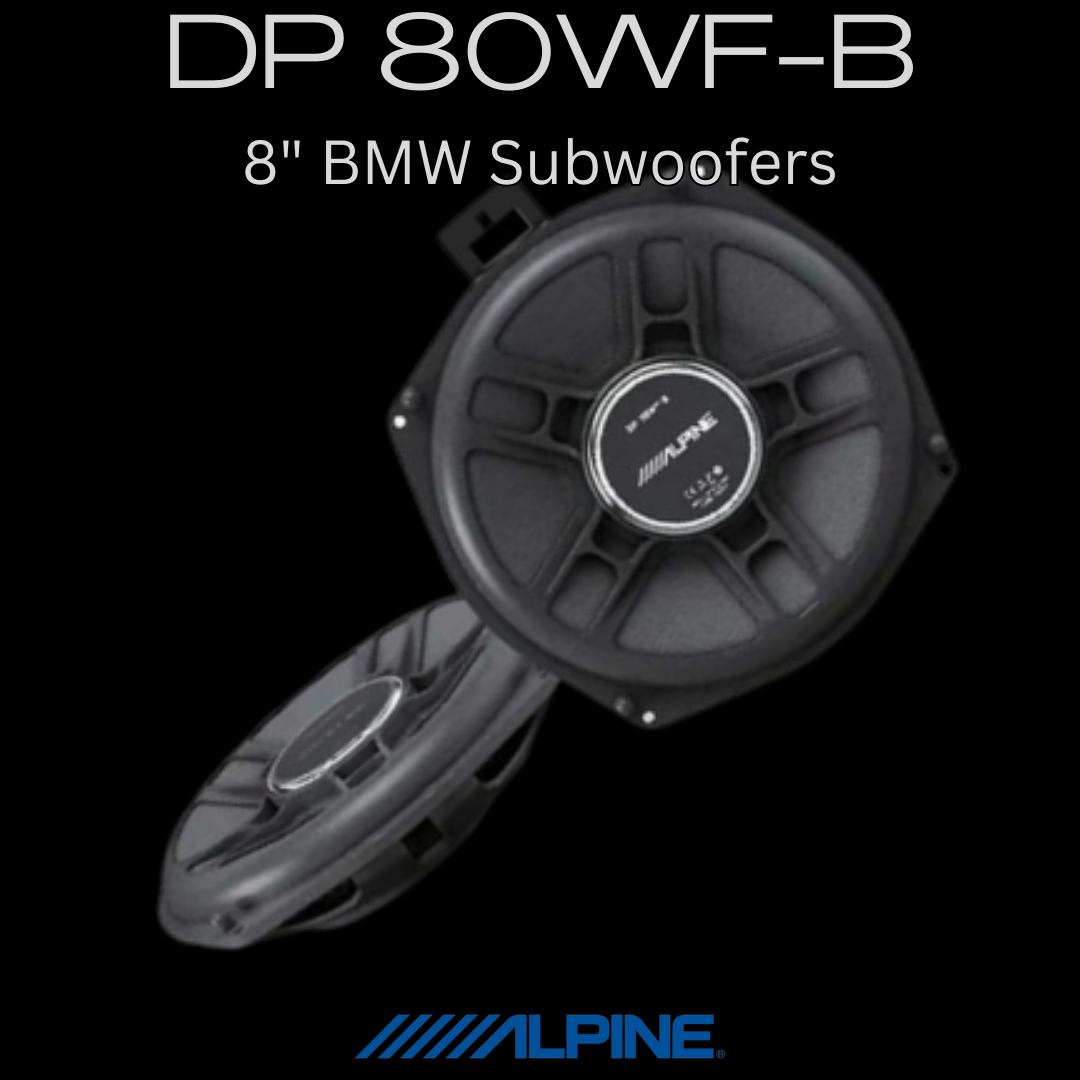 Alpine DP 80WF-B BMW subwoofers