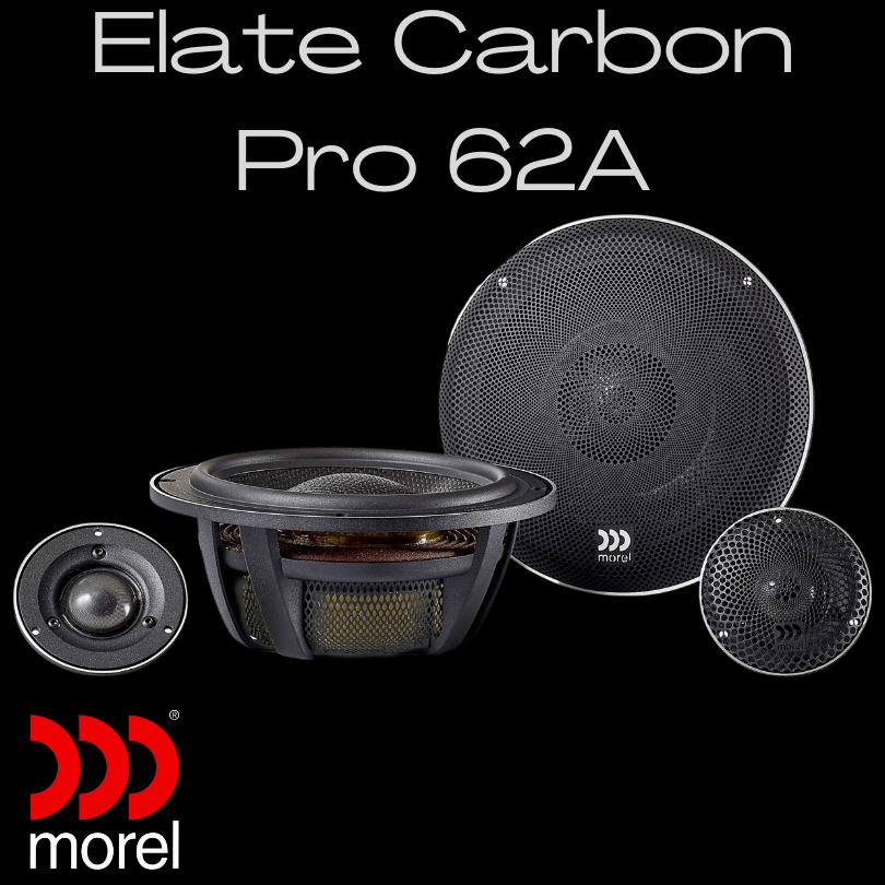 Morel Elate Carbon Pro 62A Component Speakers (for active application)