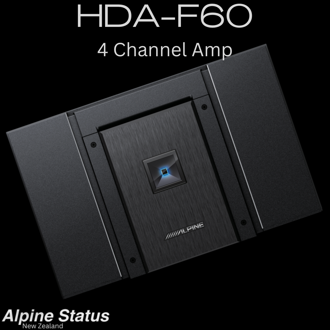 Alpine Status HDA-F60 4 ch amplifier