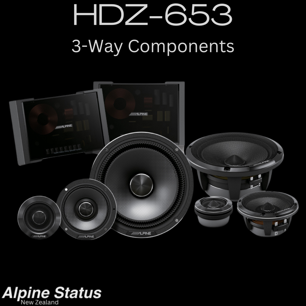 Alpine Status HDZ-653 3 way component speakers – rapid-radio