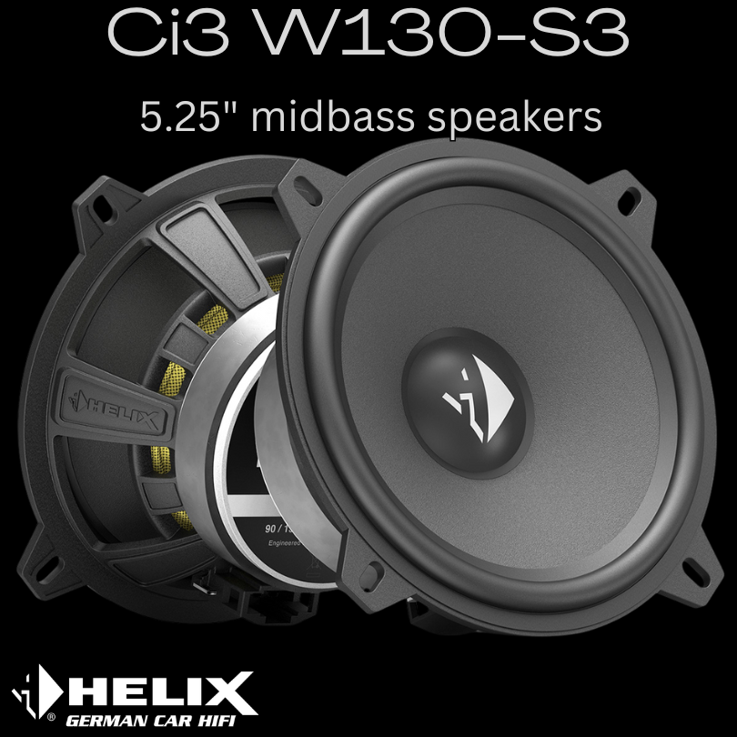 Helix Ci3 W130-S3 5.25" midbass speakers