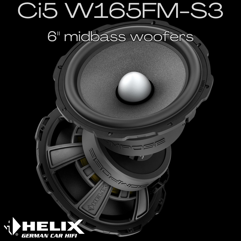 Helix Ci5 W165FM-S3 midbass speakers