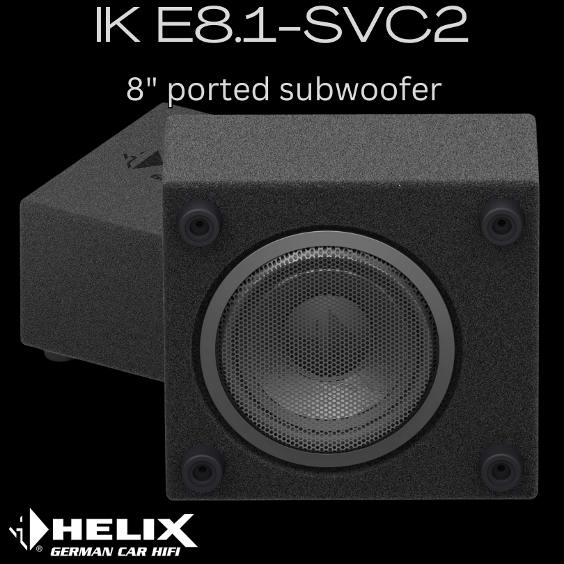 Helix IK E8.1-SVC2 8" subwoofer + enclosure