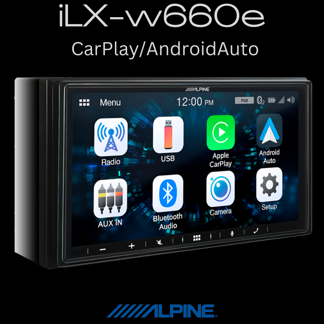 Alpine iLX-w660 CarPlay Android Auto headunit stereo