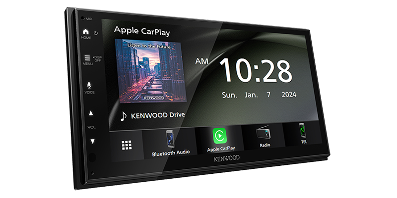 KENWOODカーナビモニターApple CarPlay/AndroidAuto Kenwood DMX6523s wireless Carplay Android Auto – rapid-radio