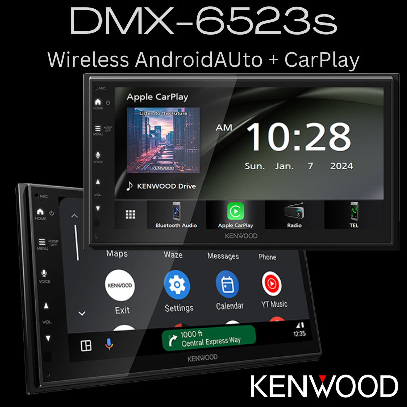 Kenwood DMX6523s wireless Carplay Android Auto