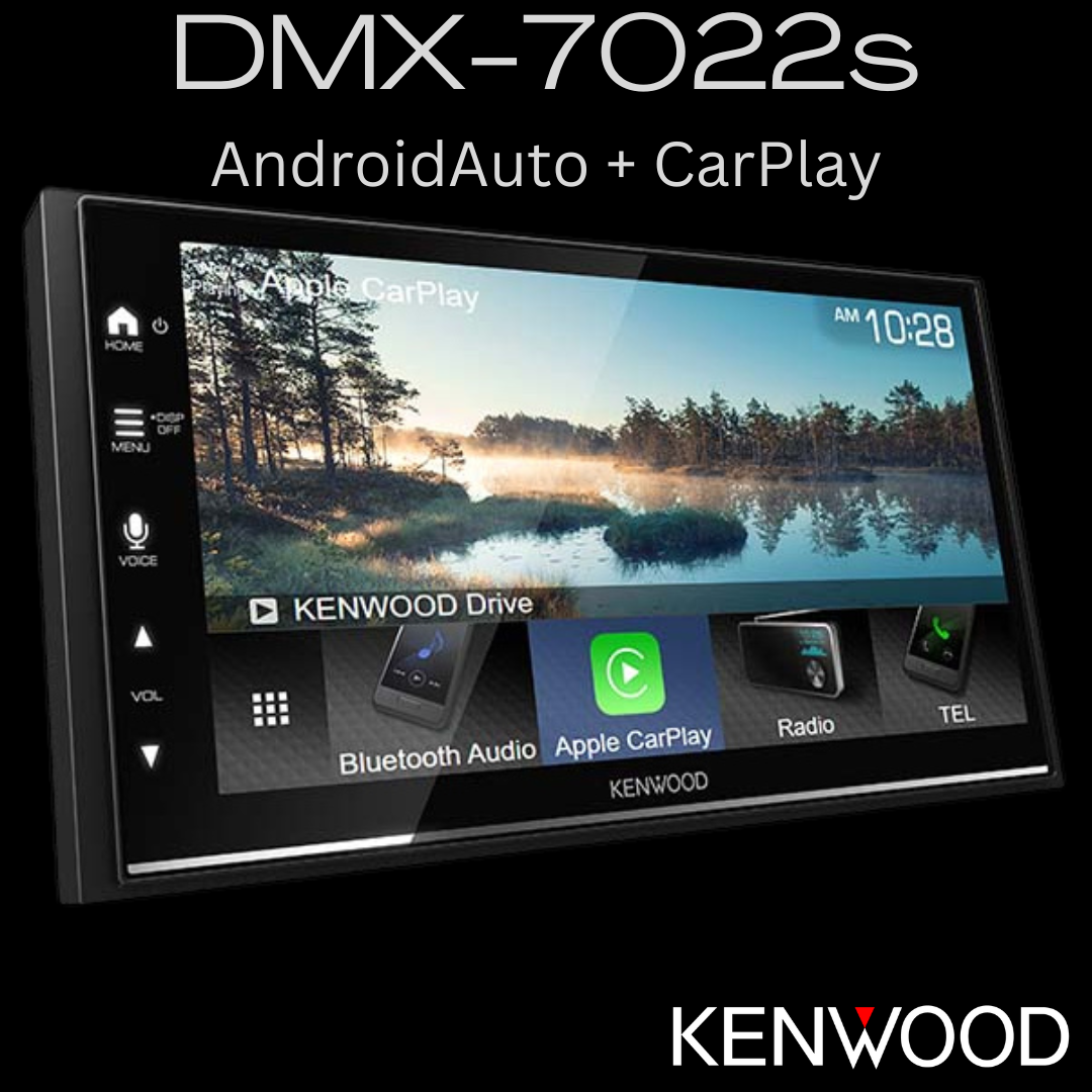 Kenwood DMX-7022s CarPlay Android Auto car stereo
