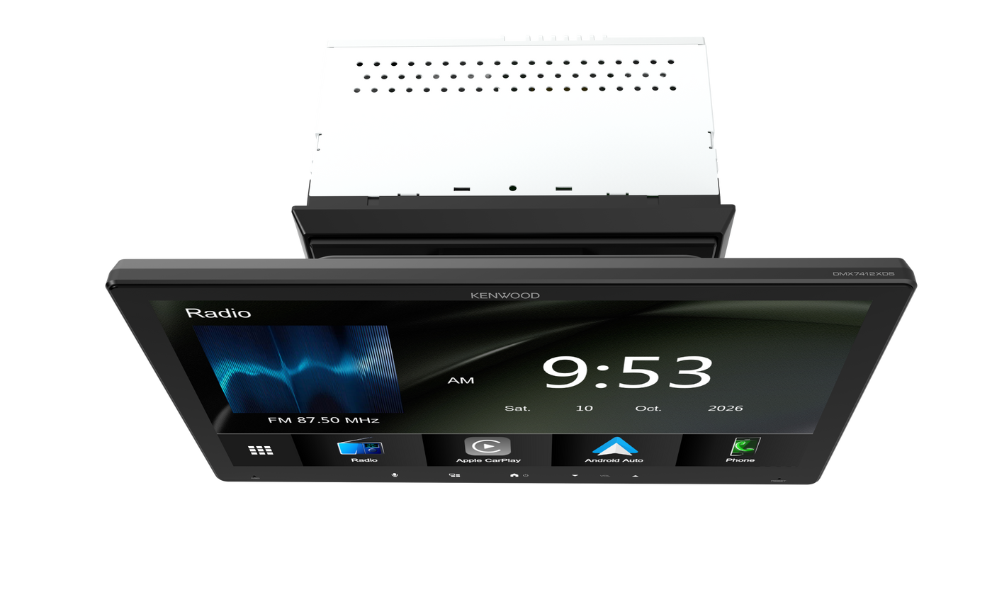 Kenwood DMX-7412xds 12" CarPlay + AndroidAuto stereo