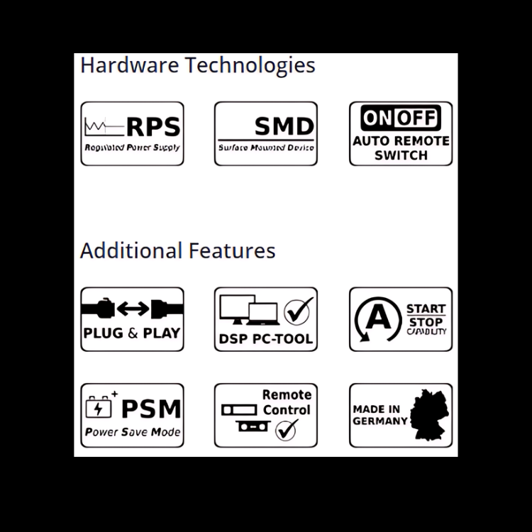 Match UP 8DSP 8/9 channel amp processor