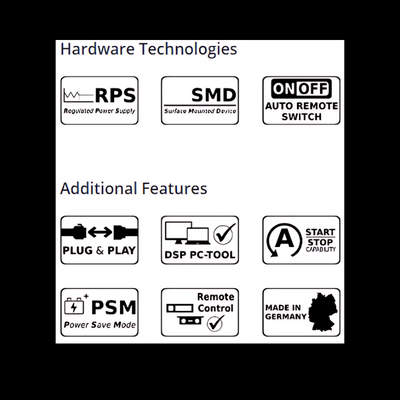 Match UP 8DSP 8/9 channel amp processor