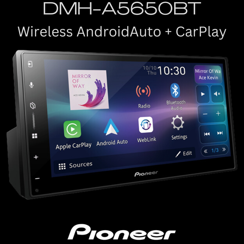 Pioneer DMH-A5650BT wireless CarPlay/AndroidAuto