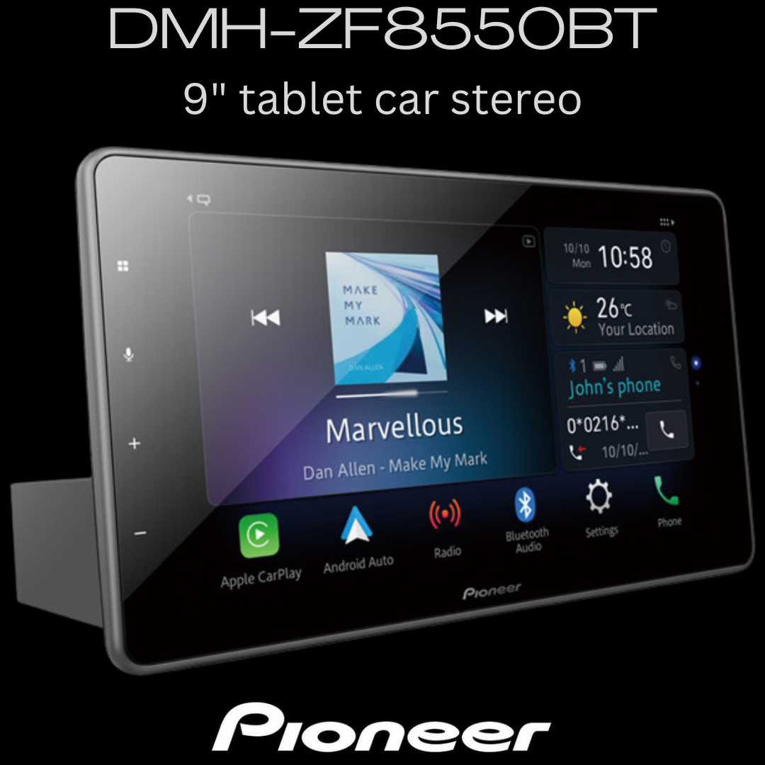 Pioneer DMH-ZF8550BT tablet CarPlay Android Auto stereo