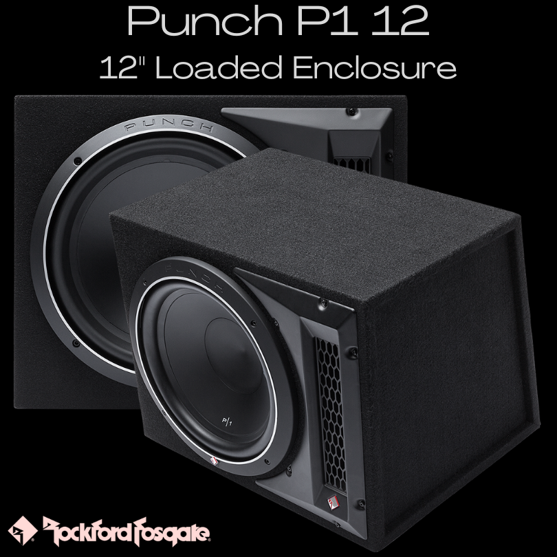 Rockford Fosgate P1 12 inch loaded enclosure