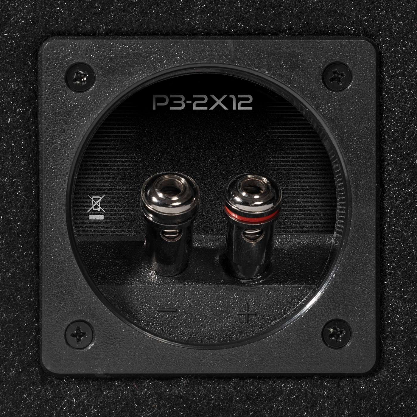 Rockford Fosgate P3-2x12 dual 12" sub and enclosure