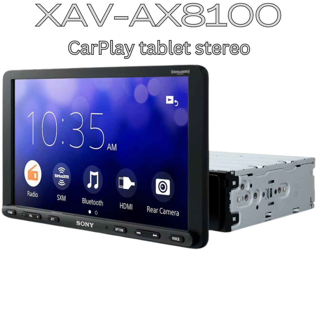 Sony XAV-AX8100bt tablet CarPlay AndroidAuto stereo