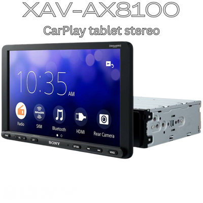 Sony XAV-AX8100bt tablet CarPlay AndroidAuto stereo