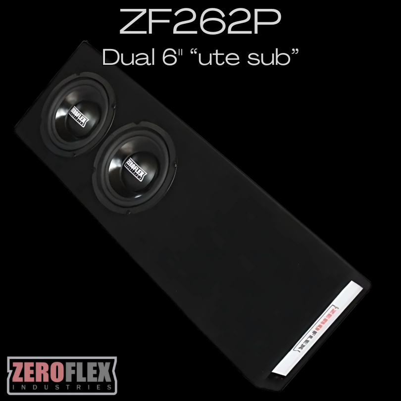 Zeroflex ZF262P Dual 6 inch ute subwoofer