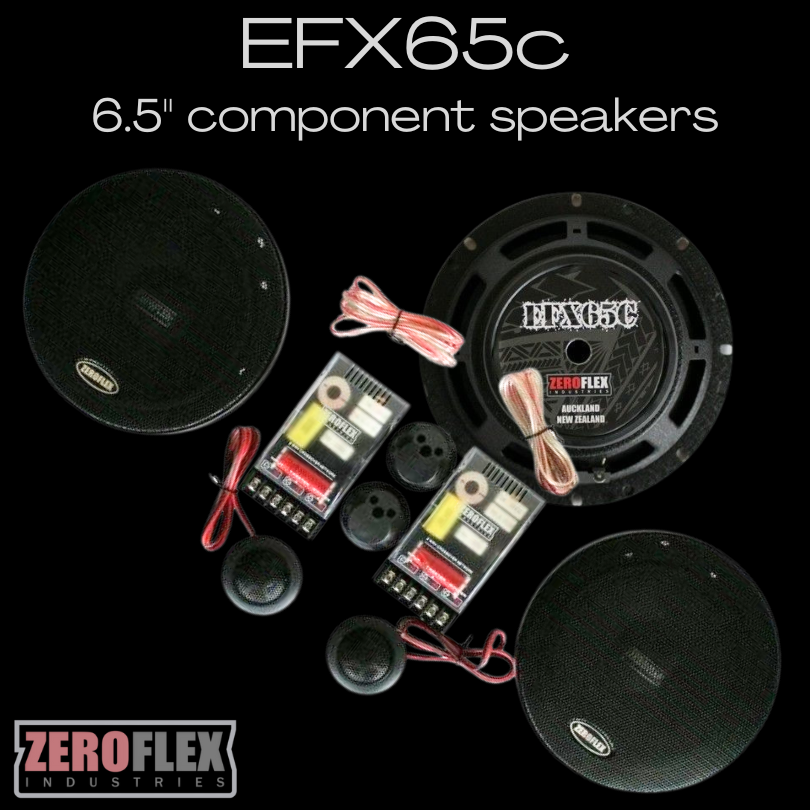 Zeroflex EFX65C 6.5 inch component speakers – rapid-radio