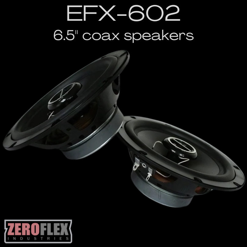 Zeroflex EFX602 6.5 inch 2 way Coax Speakers