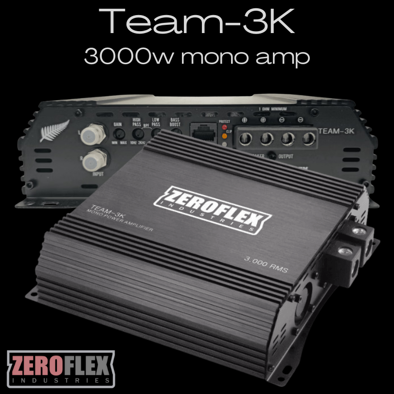ZeroFlex Team 3K 3000w mono amplifier
