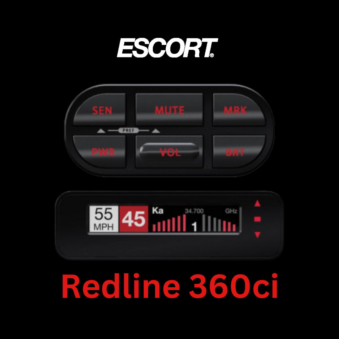 Escort Redline Ci installed radar detector