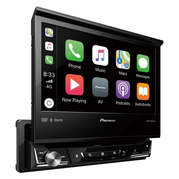 Pioneer AVH-Z7150BT CarPlay Android Auto fold out headunit