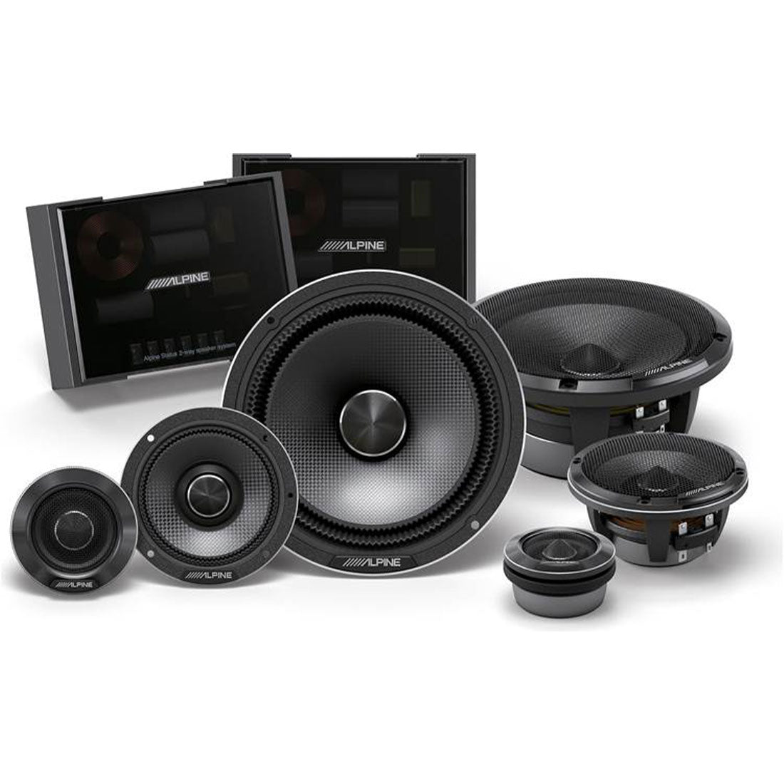 Alpine Status HDZ-653 3 way component speakers