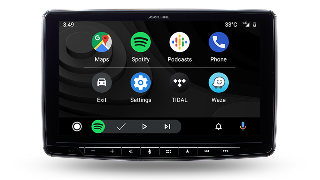 Alpine iLX-F269 Halo 9 inch tablet stereo