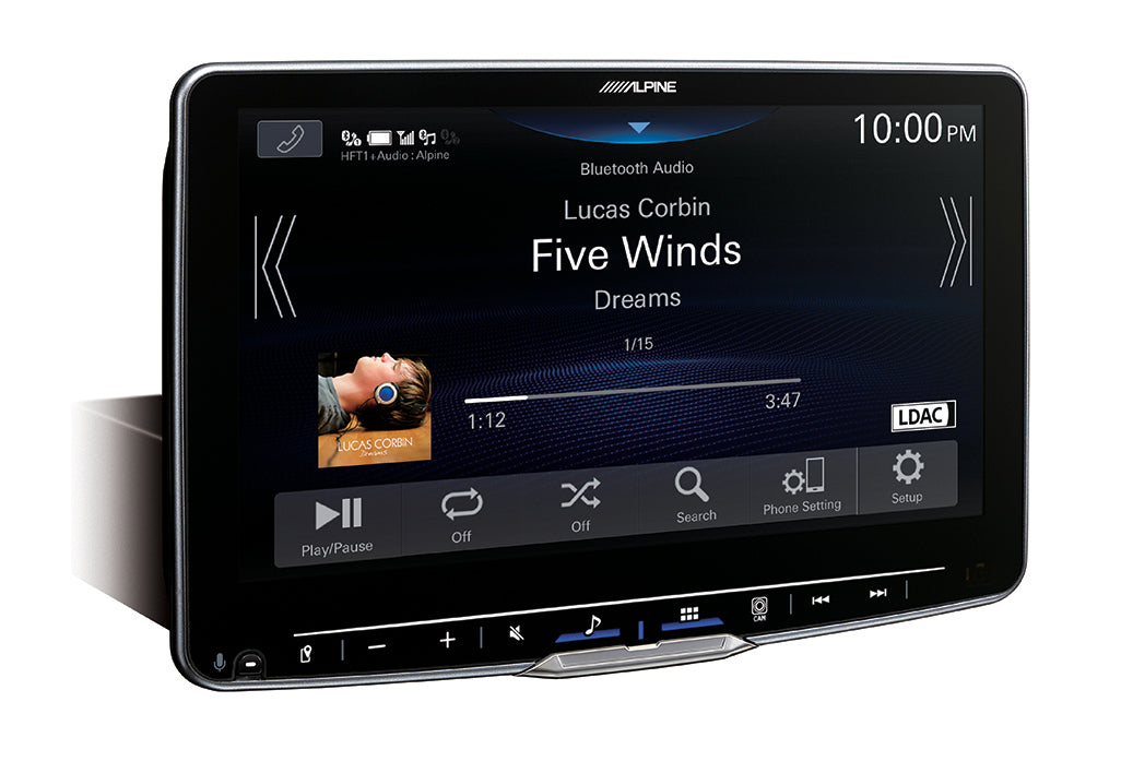 Alpine iLX-F509E wireless CarPlay 9 inch tablet