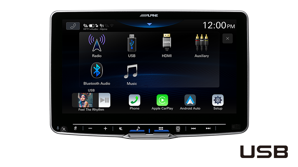 Alpine iLX-F509E wireless CarPlay 9 inch tablet
