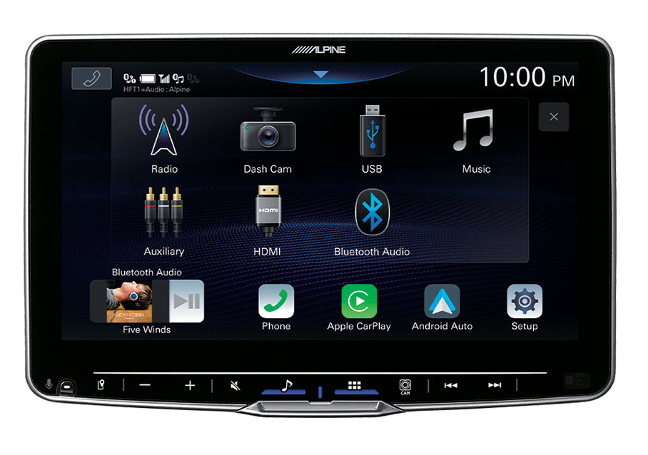 Alpine iLX-F509E wireless CarPlay 9 inch tablet