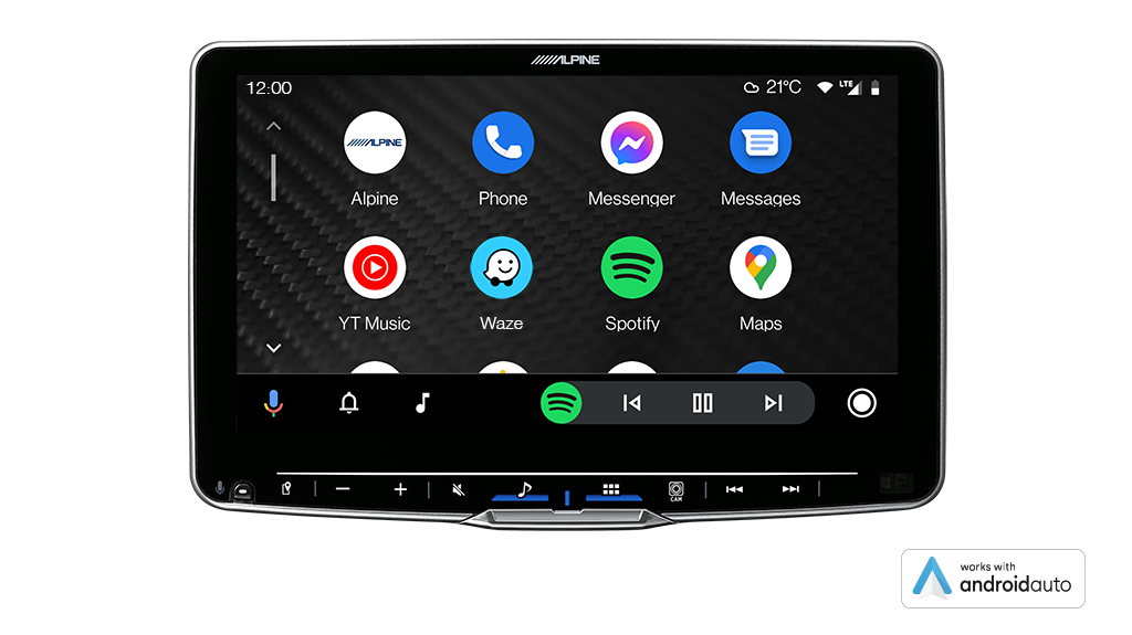 Alpine iLX-F509E wireless CarPlay 9 inch tablet