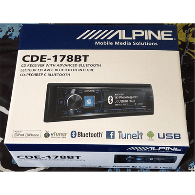 Alpine CDE-178BT Bluetooth car stereo