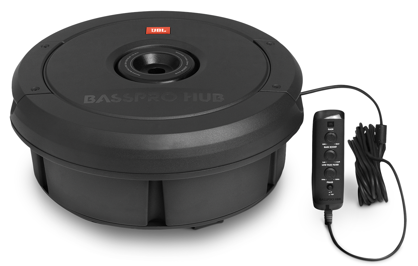 JBL BassPro Hub "spare wheel" subwoofer